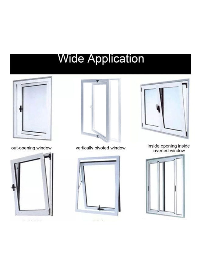 Children Safety Window Restrictor Lock White  - Image 2