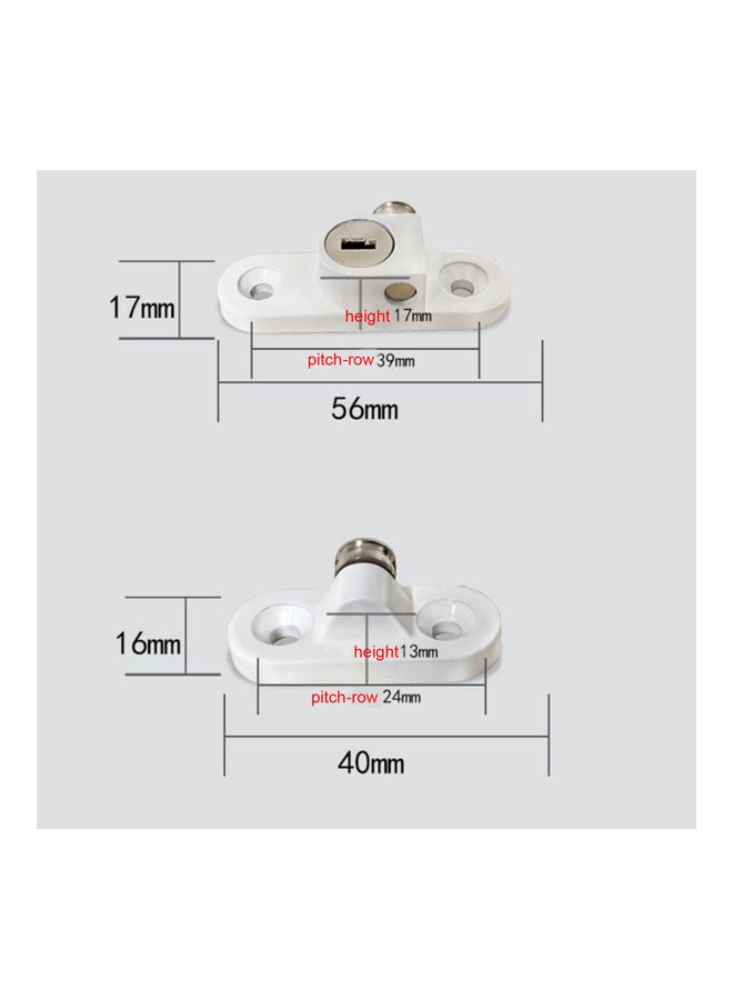 Children Safety Window Restrictor Lock White  - Image 4