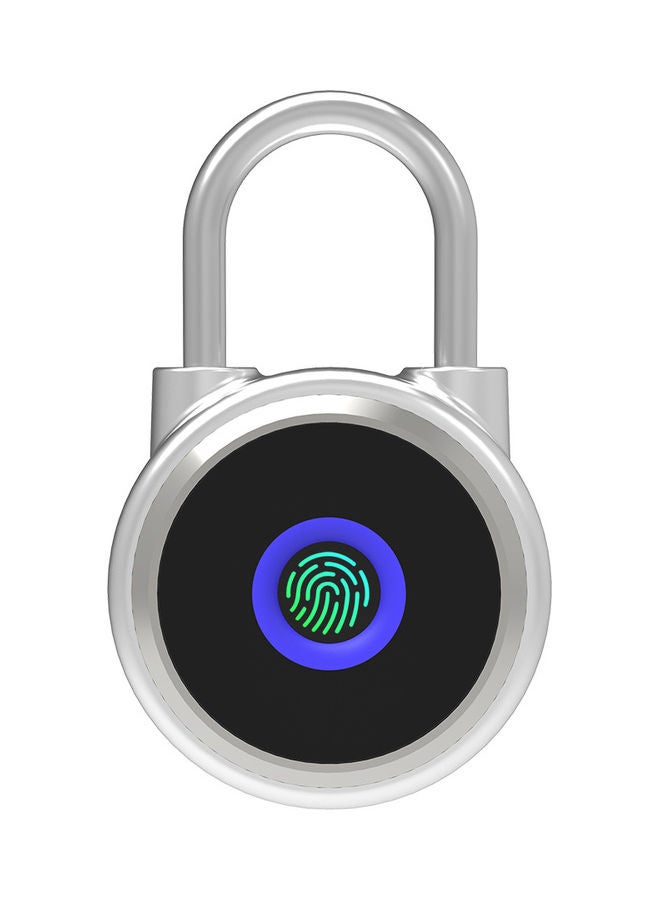 Fingerprint Padlock BT Lock Silver  - Image 2