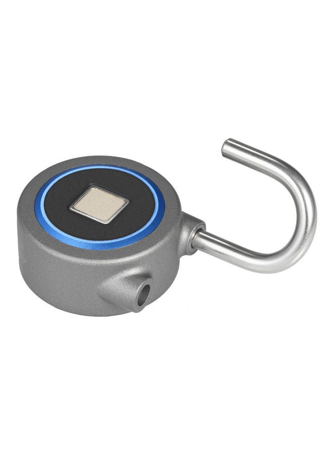 USB Rechargeable Smart Fingerprint Lock Blue  - Image 3