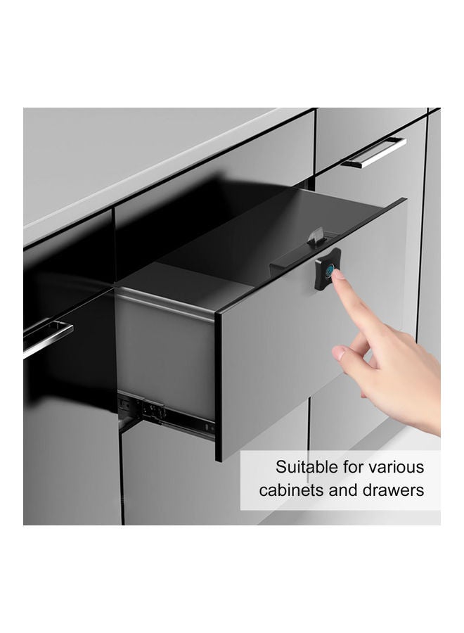 Automatic Security Fingerprint Lock Black  - Image 2