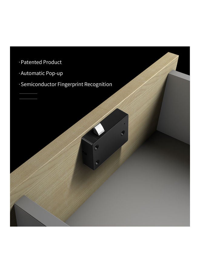 Automatic Security Fingerprint Lock Black  - Image 3