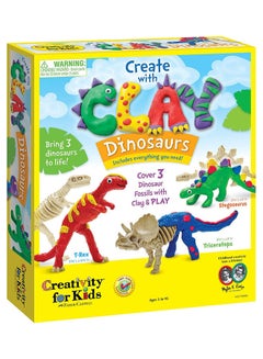 Create With Clay Dinosaurs 2.25 x 10.5 x 12.25inch - v1627043933/N49403662A_1