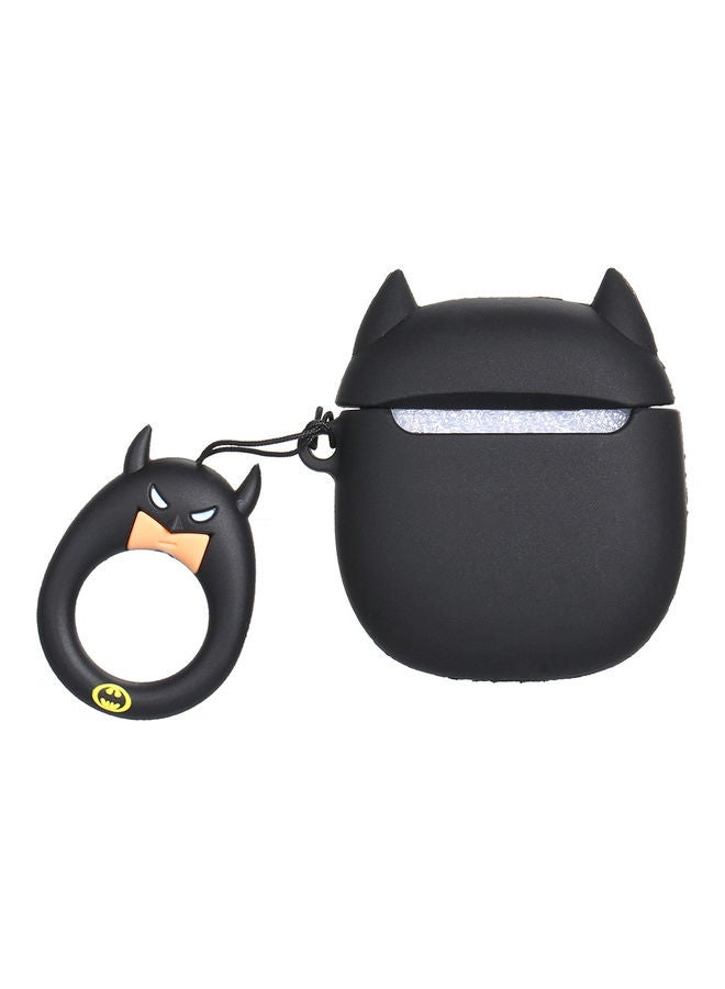 Portable Cute Cartoon 3D Batman Clamshell For 1/2 Generation Rechargeable Apple AirPods Multicolour