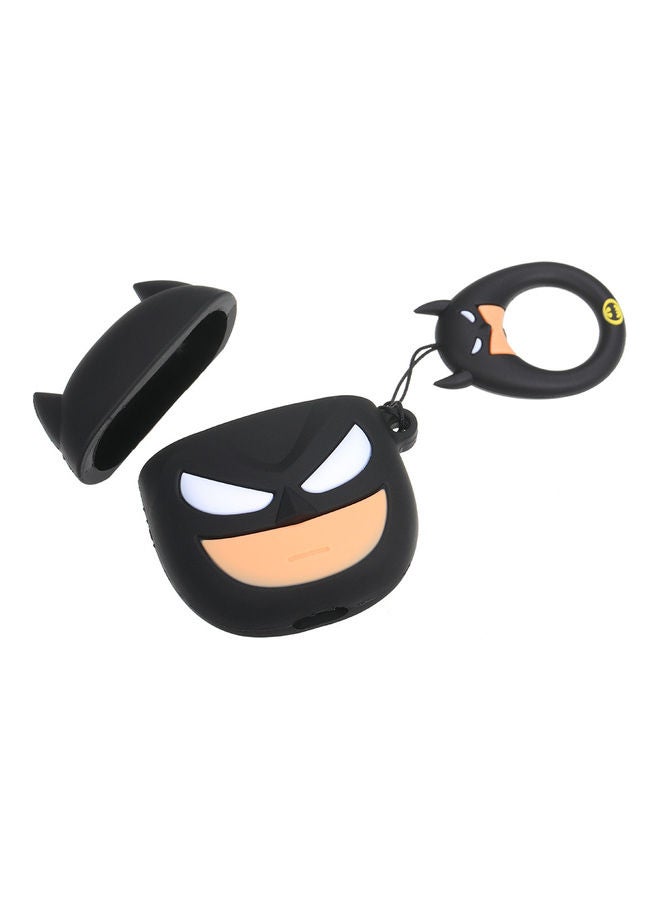 Portable Cute Cartoon 3D Batman Clamshell For 1/2 Generation Rechargeable Apple AirPods Multicolour