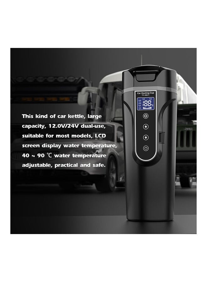 Car Heating Water Cup Electric Kettle Black - Image 4