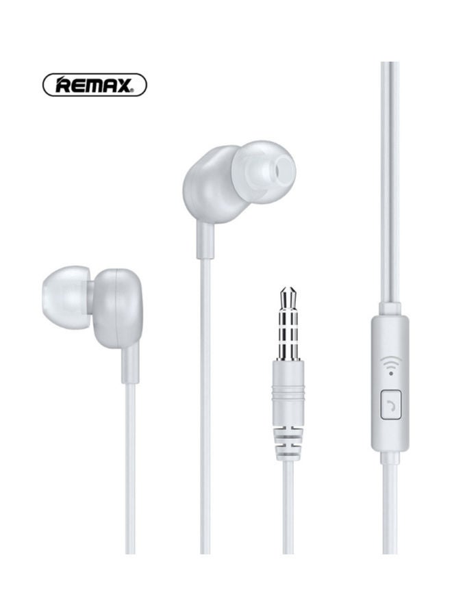 ريماكس سماعة أذن داخلية سلكية طراز RW-105 أبيض - Image 2