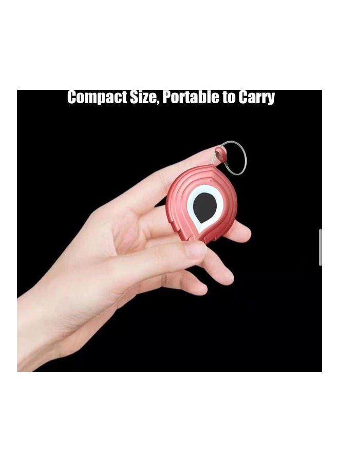 Smart Fingerprint Rechargeable Keyless Padlock Red  - Image 2