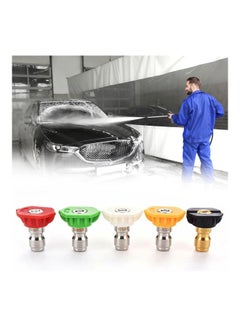 Generic 5-Piece High Pressure Power Washer Spray Nozzle Kit Multicolour  - Image 2