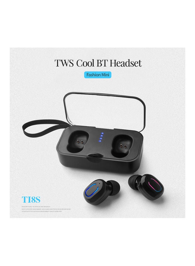 TI8S TWS BT HiFi Stereo Earphones With Microphone And 500mAh Charging Box  - Image 4