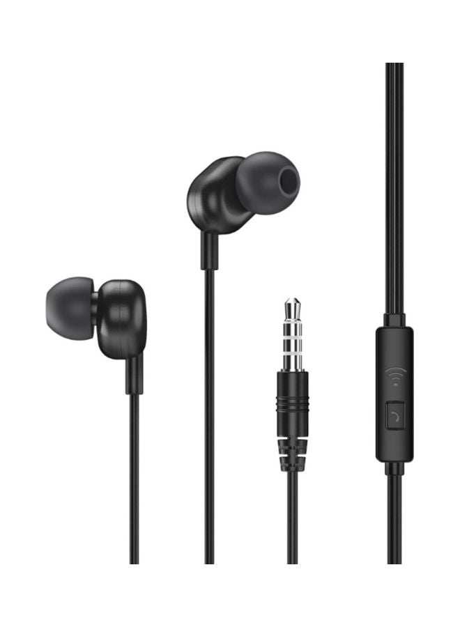 ريماكس سماعة أذن داخلية سلكية طراز RW-105 أسود - Image 1