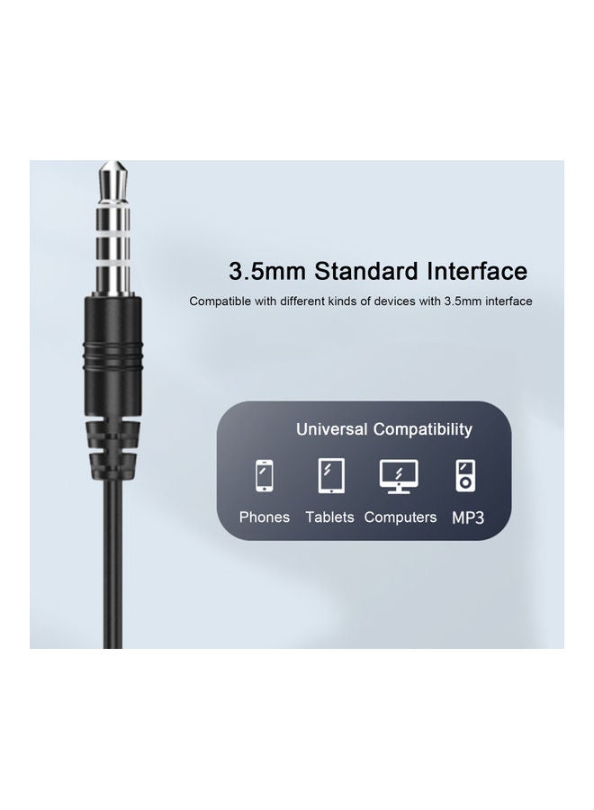 ريماكس سماعة أذن داخلية سلكية طراز RW-105 أسود - Image 4