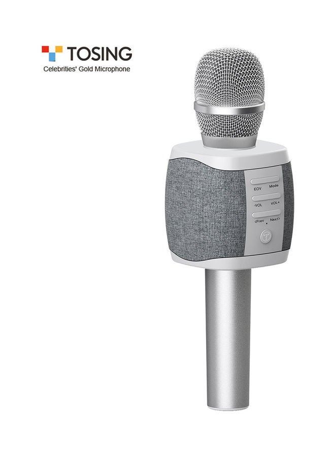 Wireless Karaoke Microphone With Bluetooth Speaker LU-VH50-31 Grey/White - v1627046415/N49406992A_1