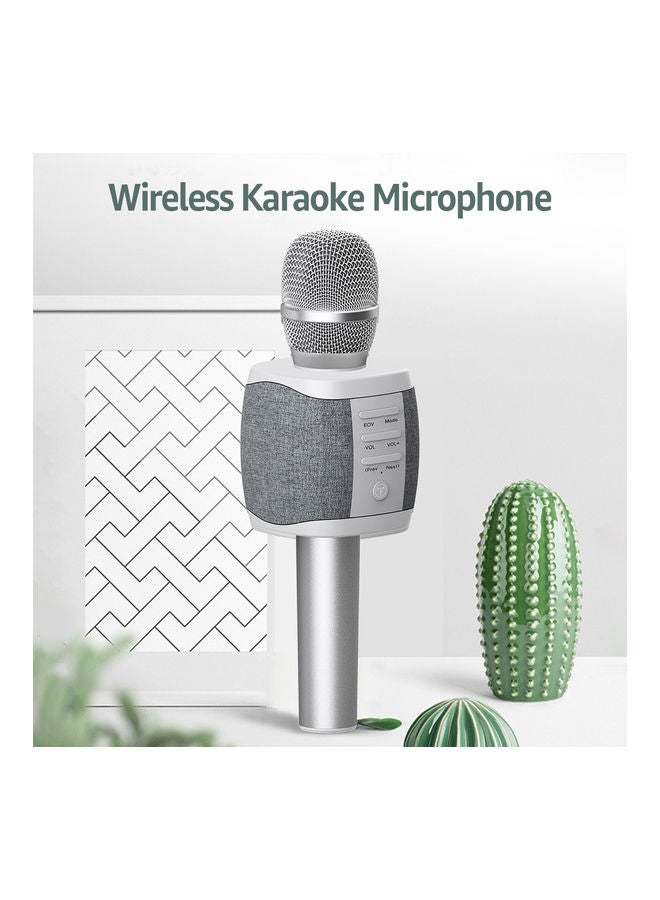 Wireless Karaoke Microphone With Bluetooth Speaker LU-VH50-31 Grey/White - v1627046415/N49406992A_5