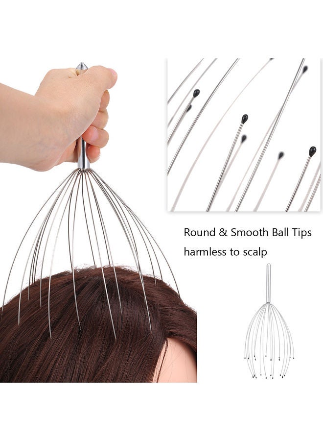 Generic - Handheld Head Scalp Massager and Telescopic Back Scratcher - Image 1