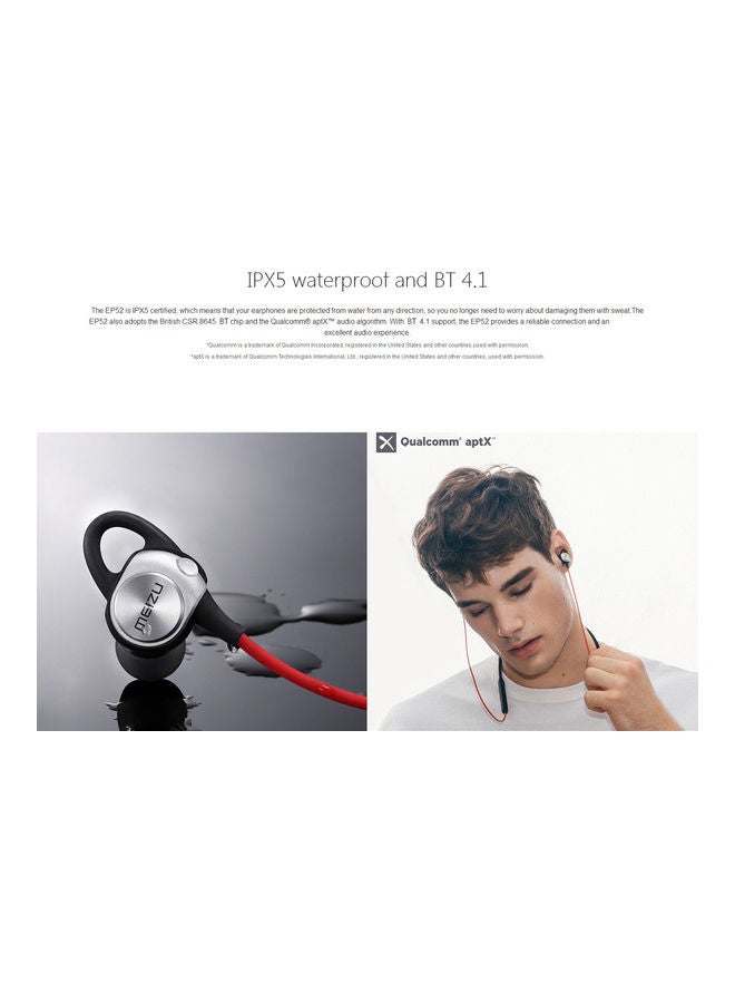 MEIZU - EP52 Portable Sports BT Earphones With Mic - Image 1