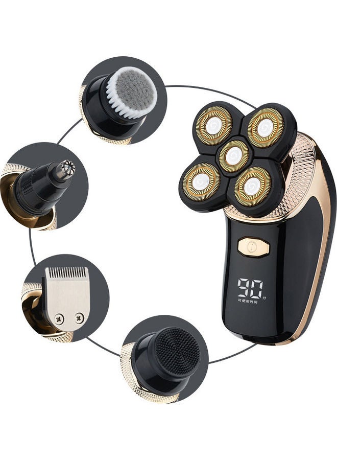 EzzySo Household Electric Hair Clippers Black/Gold - Image 1