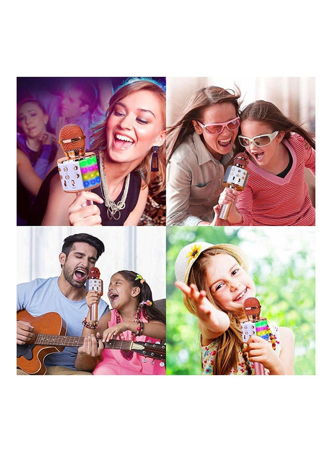 ميكروفون مكثف لدمج الصوت LU-VH50-15 ذهبي - Image 4