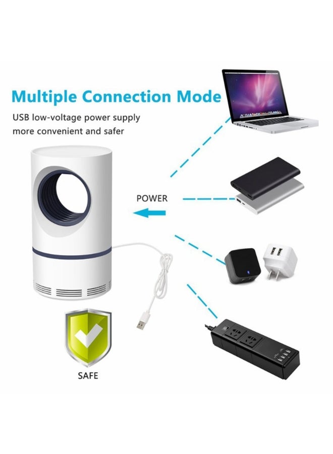 ماركة غير محددة مصباح من نوع LED منزلي لقتل البعوض ويعمل بمنفذ USB أبيض  - Image 5