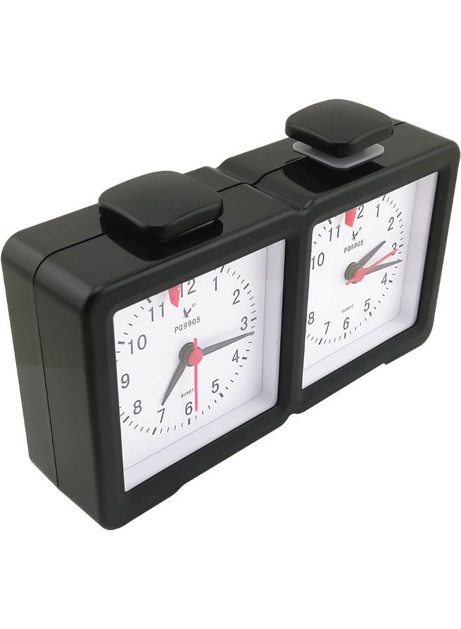 Analog Chess Clock Timer Black 21.80 X 5.40 X 12.60cm