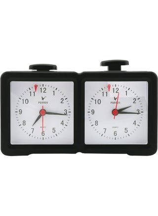 Analog Chess Clock Timer Black 21.80 X 5.40 X 12.60cm - v1627102510/N49407953A_1
