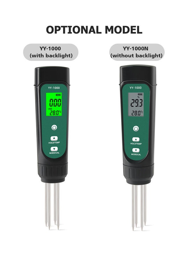 Generic Digital Soil Tester with Backlight Black/Green  - Image 5