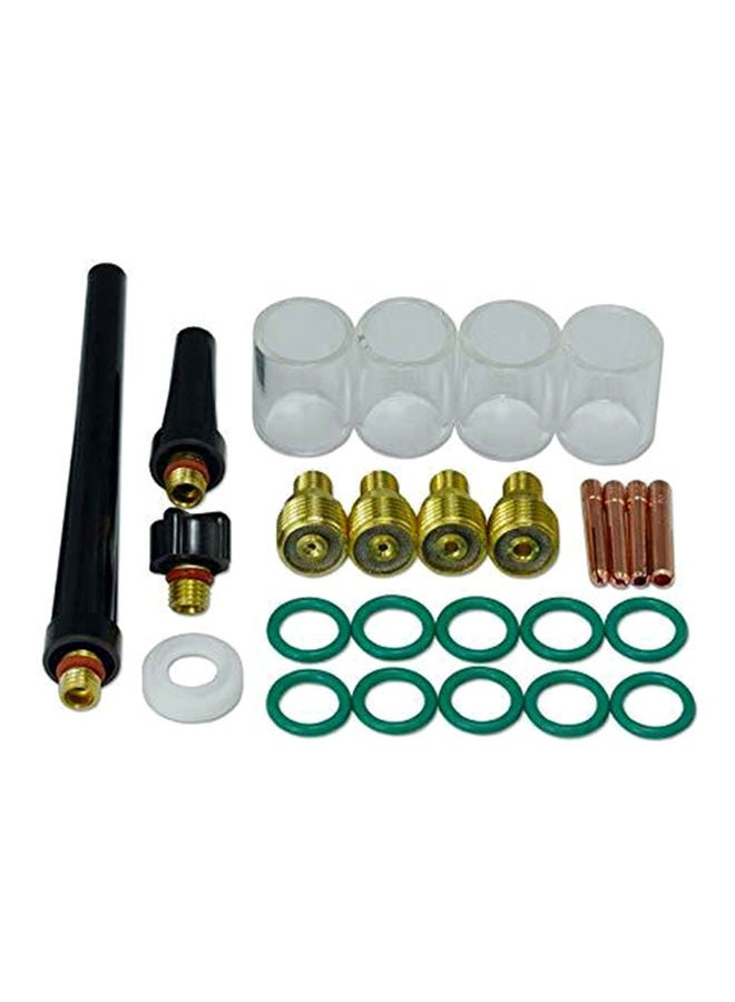 طقم إكسسوارات لحام بتصميم نمر مكون من 26 قطعة متعدد الألوان - Image 1