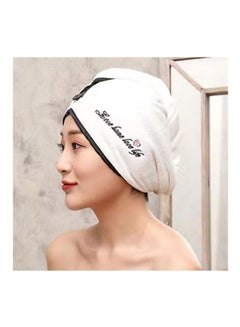 Generic Codall Microfiber Hair Towel Wrap Pink/White 2.7x2.83cm  - Image 4