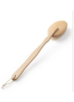 Generic Bath Body Brush Soft Bristles Shower Back Scrubber Beige 2.7x2.83cm  - Image 1