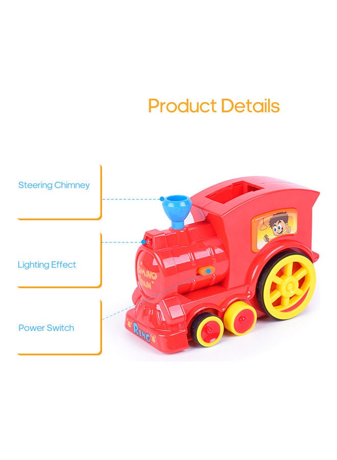 Electric Domino Train Toy Set