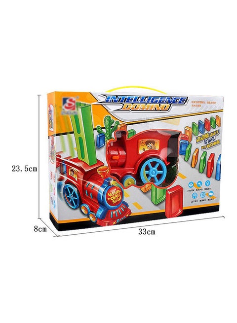 Electric Domino Train Toy Set