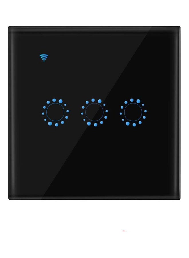 Wi-Fi Smart Light Switch with Screws Black  - Image 1