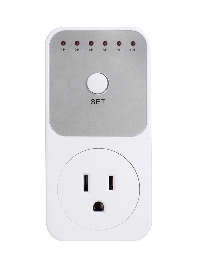 120V Countdown Timer Socket White - Image 1