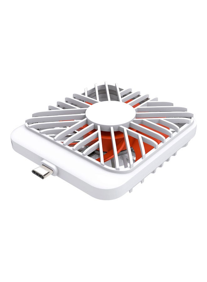 Portable Cell Phone Mini USB Fan S0-992 White - Image 1