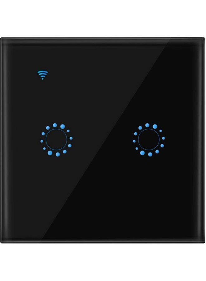 Wi-Fi Smart Light Switch with Screws Black - Image 1