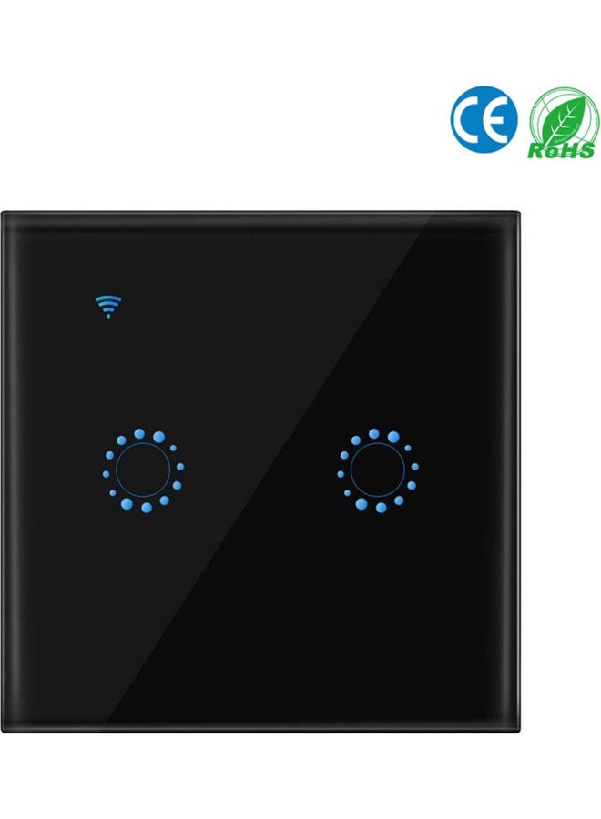 Wi-Fi Smart Light Switch with Screws Black - Image 2