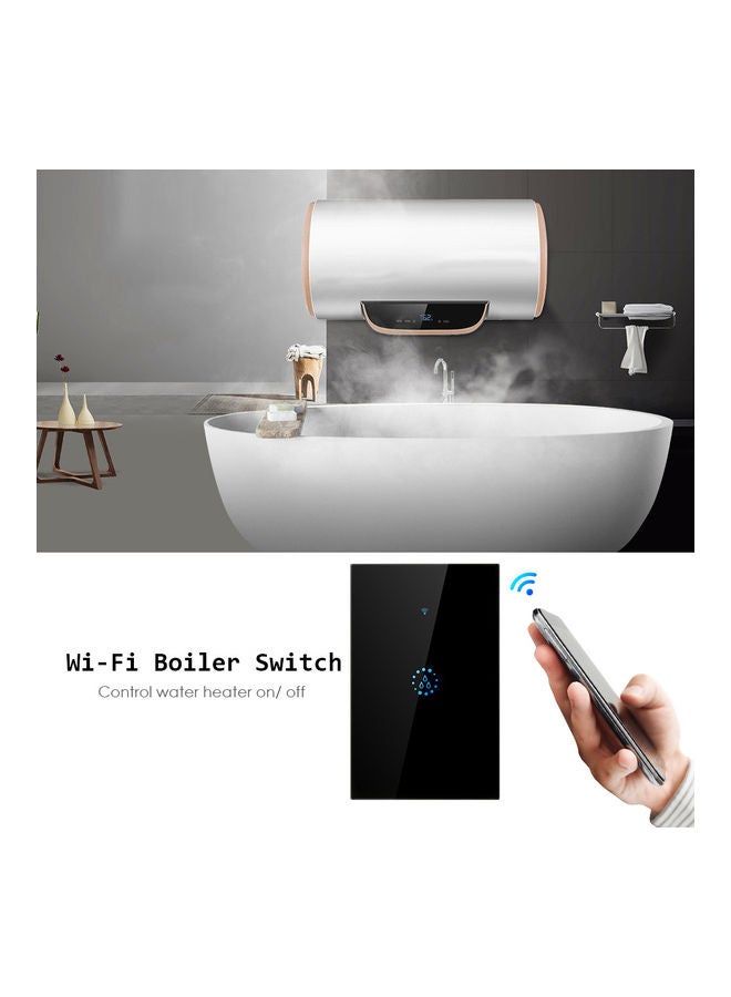 مفتاح غلاية ذكي للغاية يعمل بالواي فاي مع براغي. أسود - Image 2