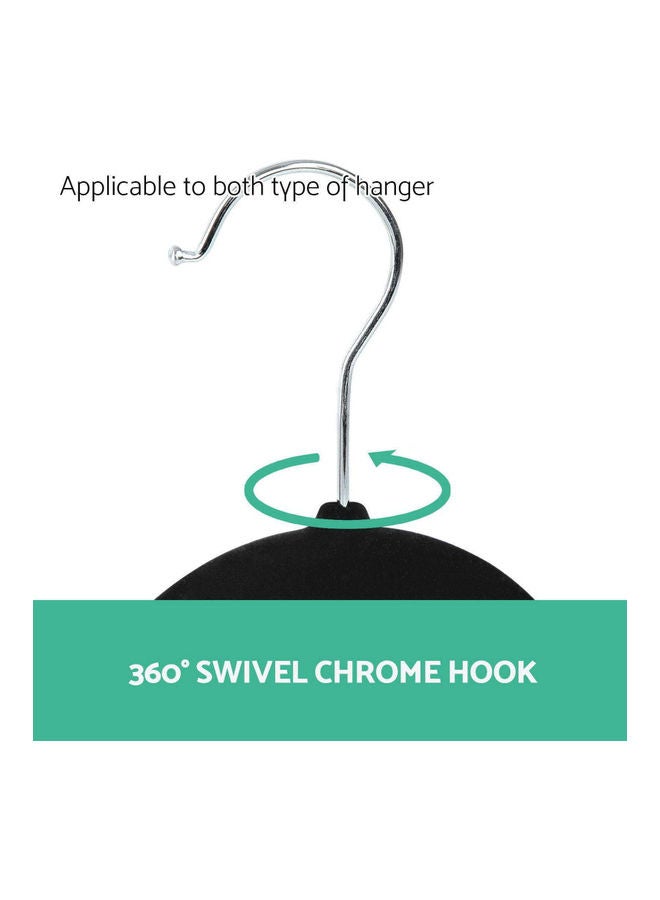 Multifunctional Anti-Slip Clothes Hanger Black - Image 4