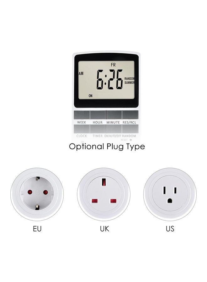 Digital Plug-in Timer Socket White - Image 2