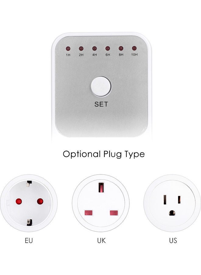 Countdown Timer Socket White  - Image 2