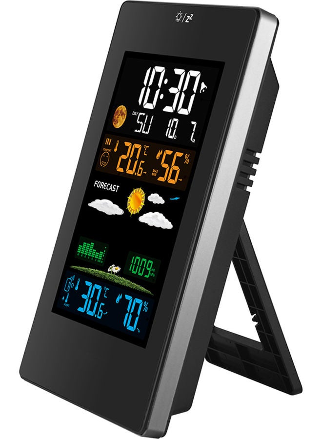 Multifunctional Electronic Alarm Clock Black 9.00X8.00X8.00cm - Image 2