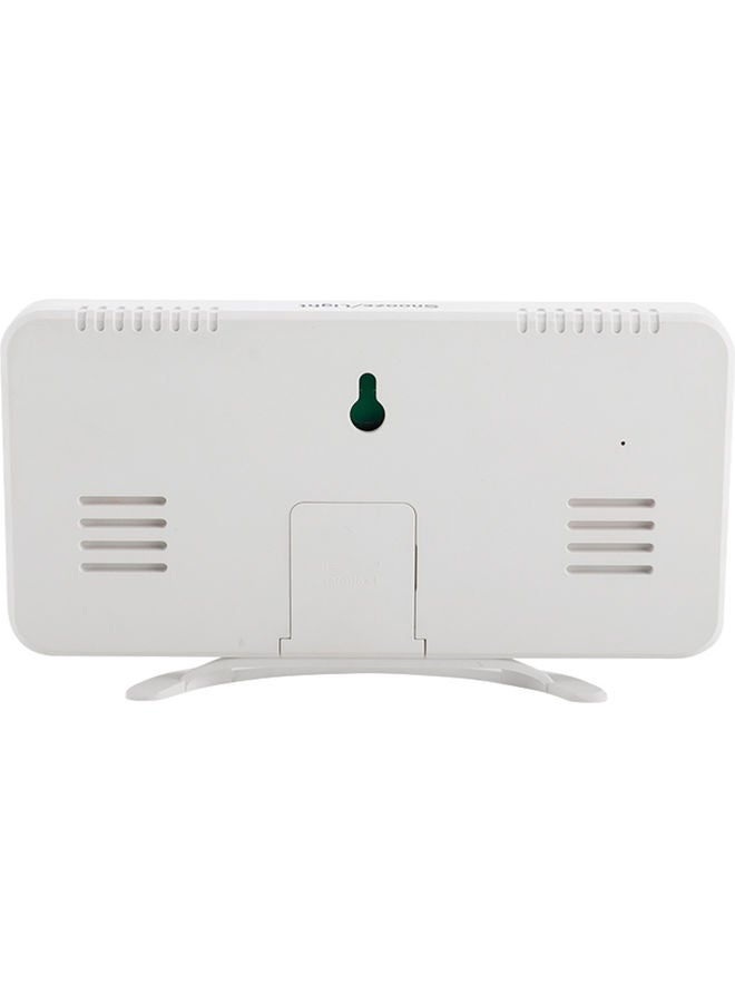 LED Mirror Clock White - Image 2