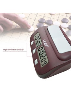 LEAP Digital Chess Timer With Delay And Bouns Brown 17.20x5.90x10.30cm  - Image 4