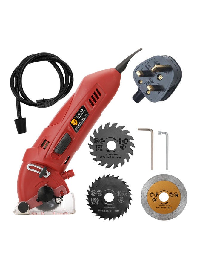 400W Multi-functional Mini Electric Circular Saw Kit Multicolour  - Image 1