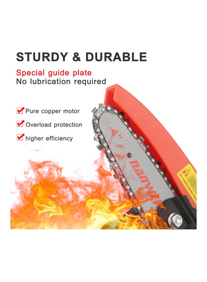 21V Mini Cordless Chainsaw Kit Multicolour - Image 2