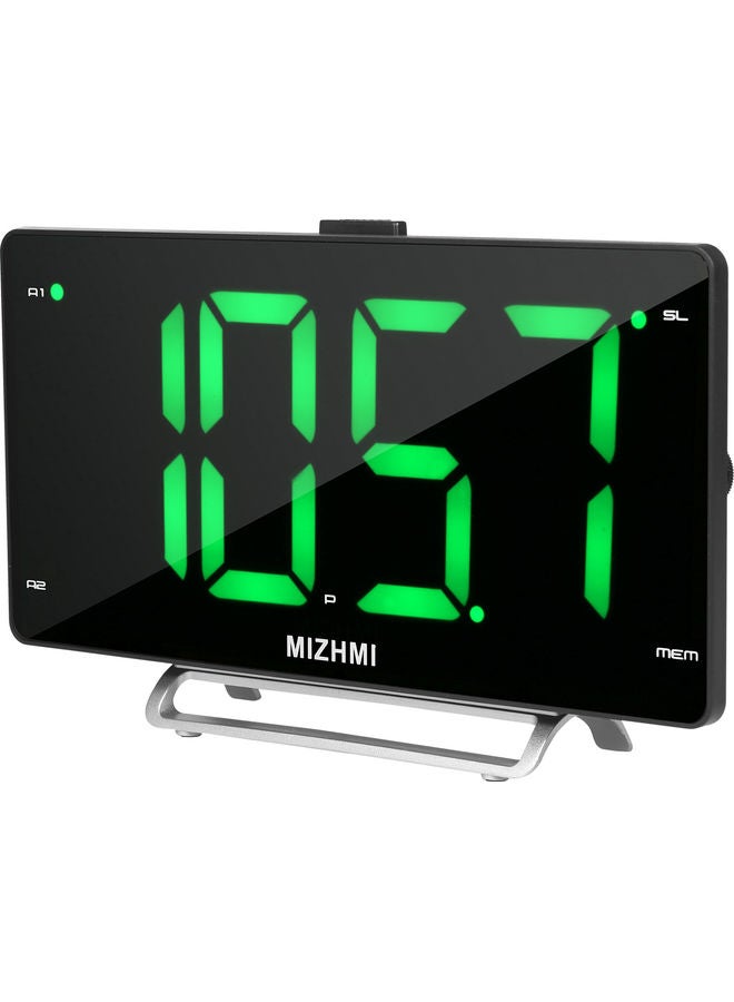 Digital Alarm Clock Black 21.00X9.50X13.00cm - Image 1