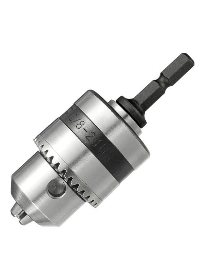 3/8 Electric Drill Chuck Black/Silver 10.00X4.00X10.00cm - Image 1