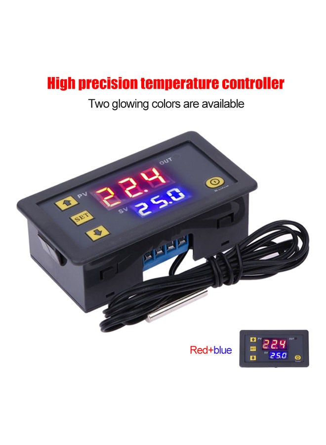 110-220V High-Precision Temperature Controller Black - Image 3
