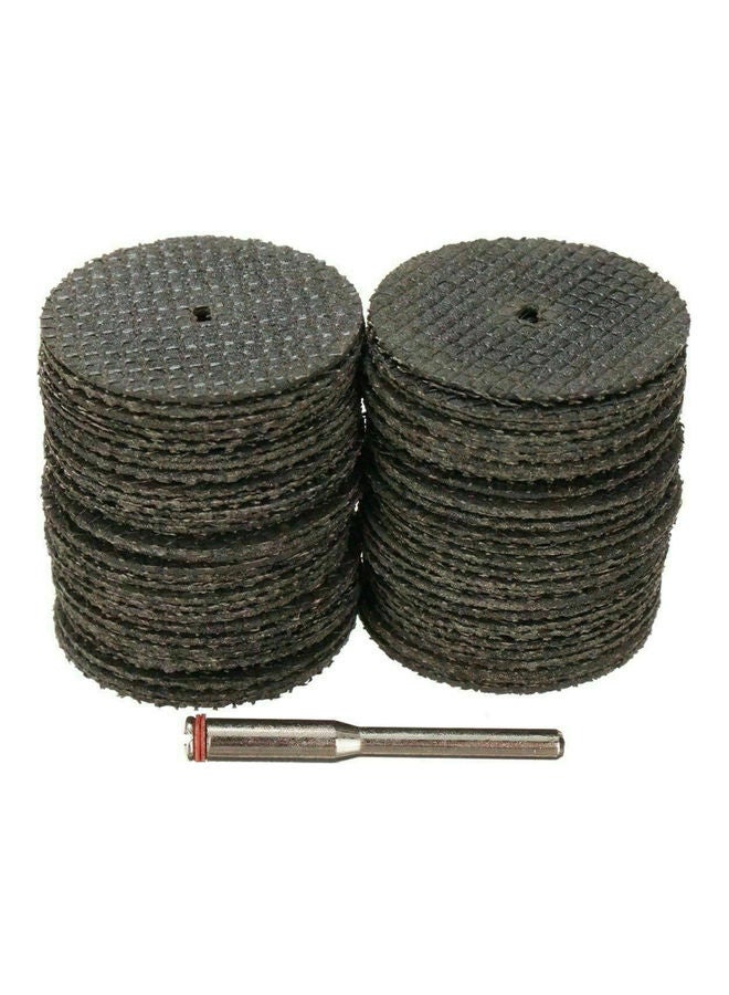 100-Piece Fiberglass Cut-Off Wheel Set Black - Image 1