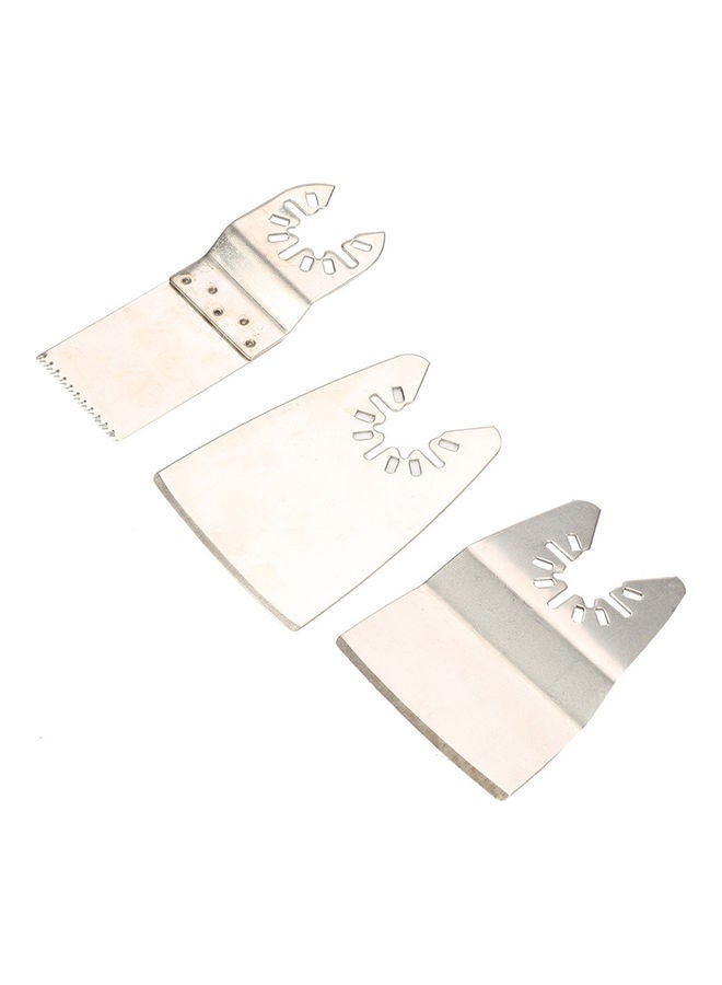 40-Piece Oscillating Saw Blade Set Black/Silver - Image 5